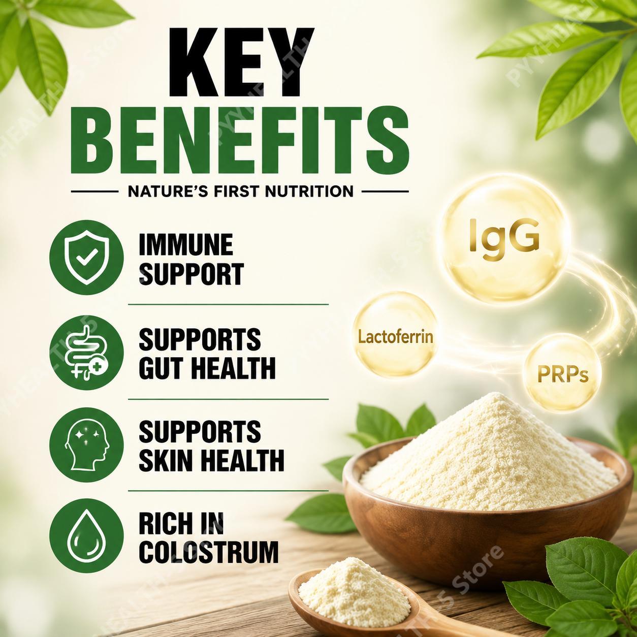 Pó de Colostro Googeer Suporta - Colostrum Bovine Powder avaliação e preço