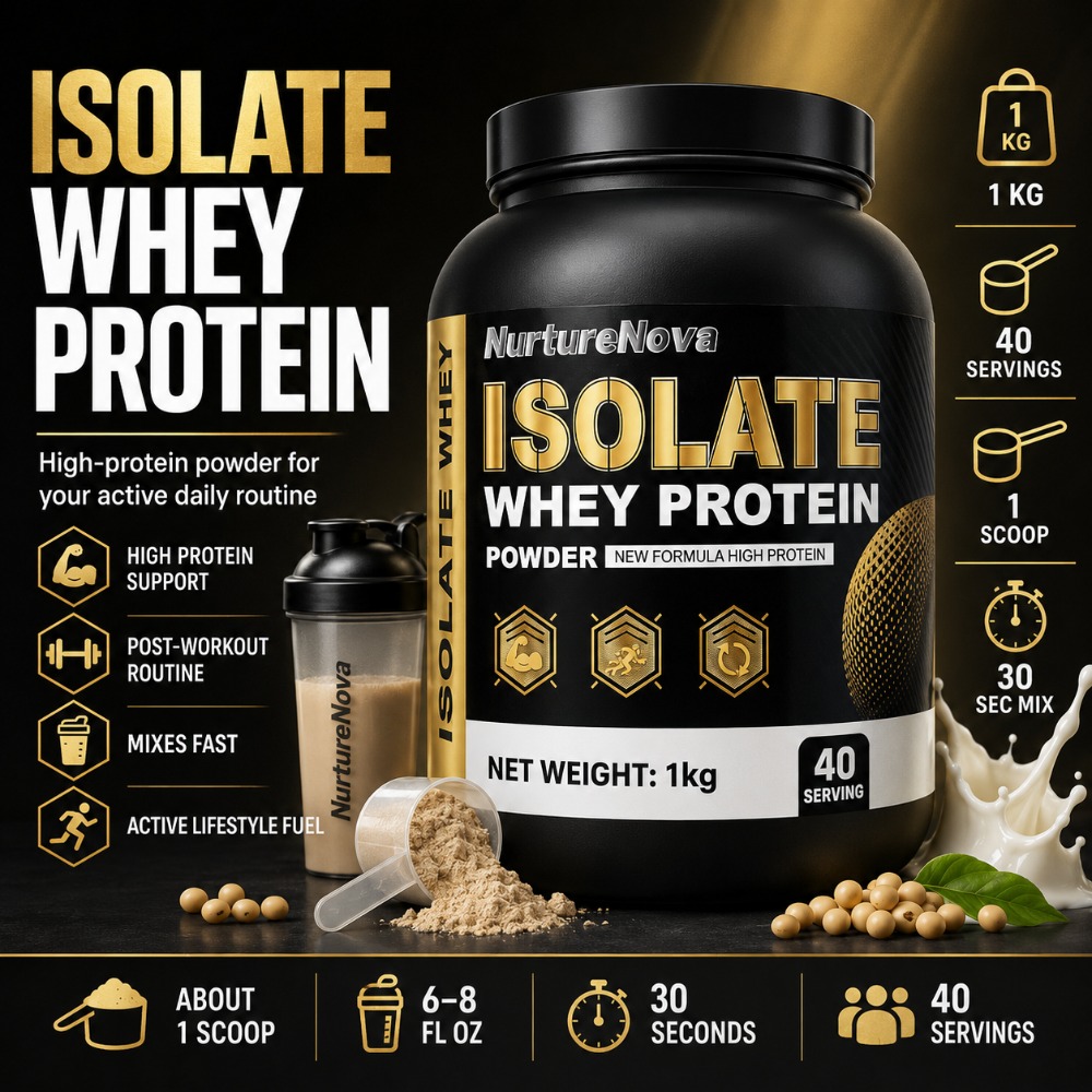 NurtureNova Isolate Whey Prote - Fitness Nutrition Whey Protein avaliação e preço