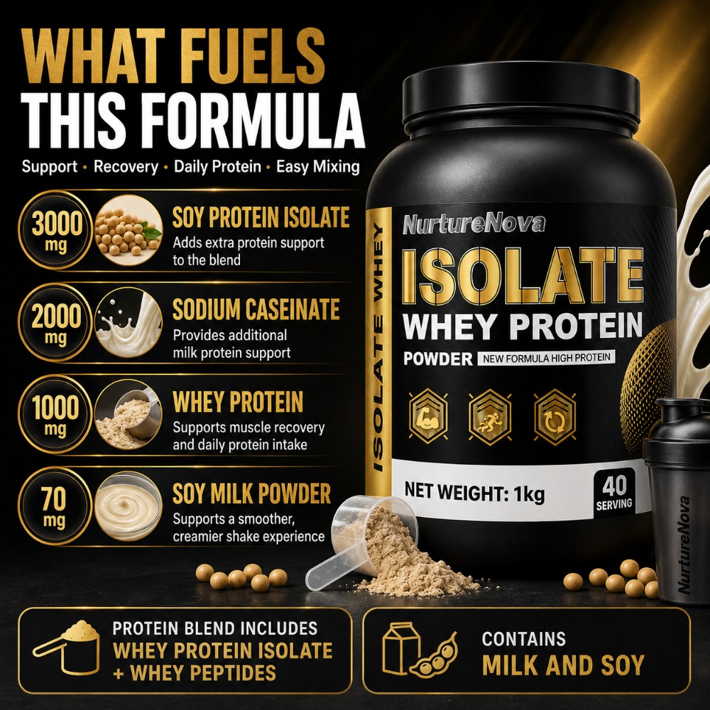 NurtureNova Isolate Whey Prote - Fitness Nutrition Whey Protein avaliação e preço