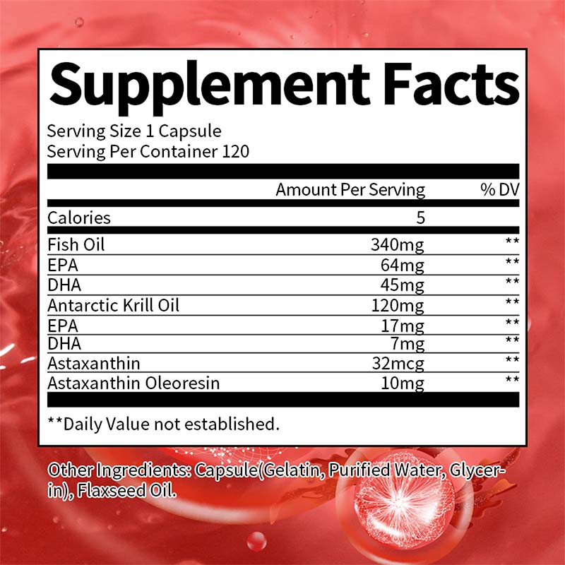 Suplemento Alimentar Astaxanti - Krill Oil Supplement avaliação e preço