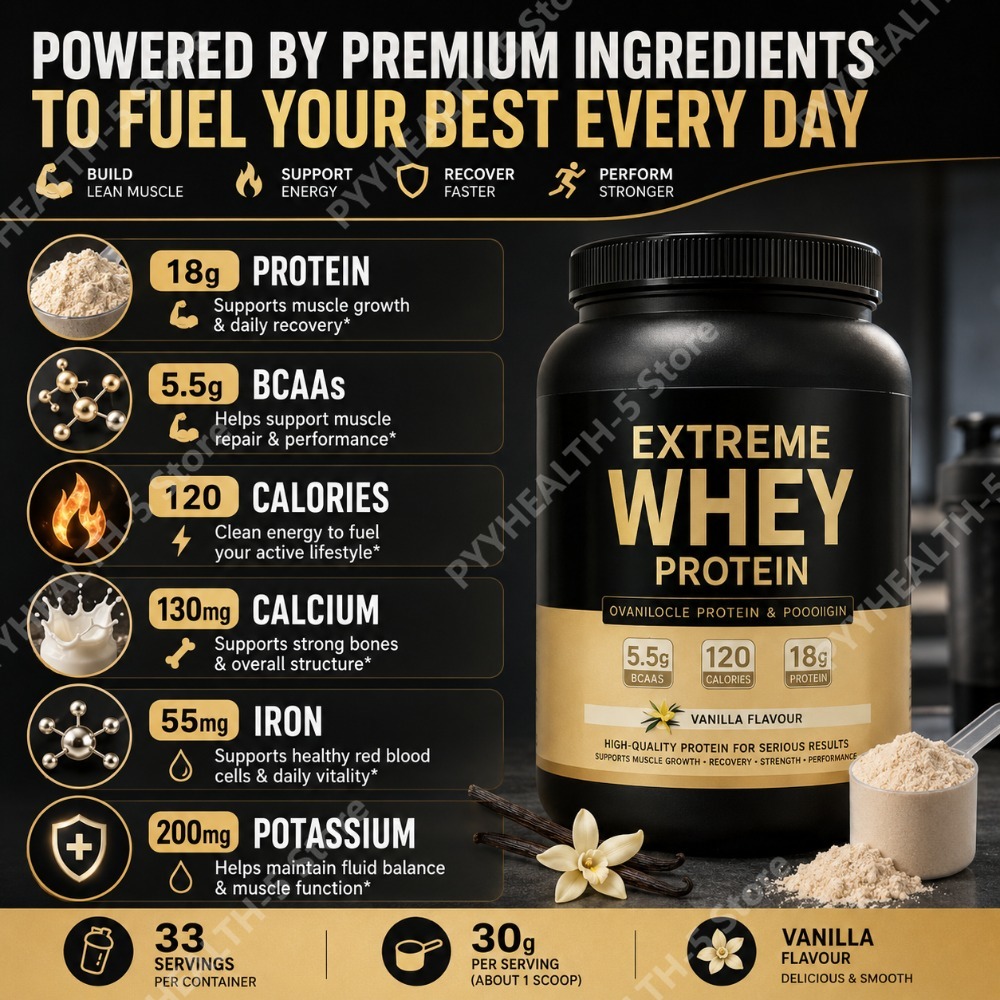 Pó de Proteína Whey de Baunilh - Fitness Nutrition Whey Protein avaliação e preço