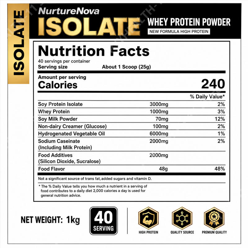 Suplemento de Proteína Isolada - Fitness Nutrition Whey Protein avaliação e preço