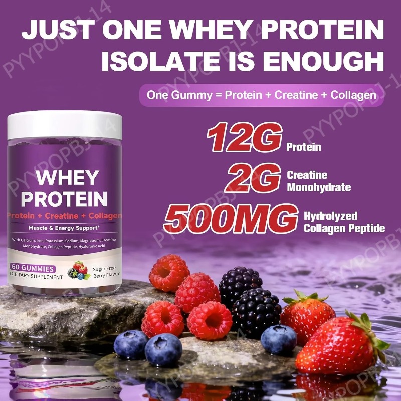 Gomas de Proteína com Whey, Cr - Fitness Nutrition Whey Protein avaliação e preço